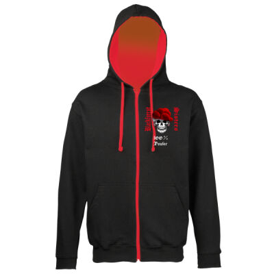Blackforest Sisters 100%  - Sweat-Jacke mit farbig abgesetzter Kapuze Thumbnail
