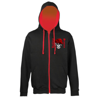 Blackforest Sister  - Sweat-Jacke mit farbig abgesetzter Kapuze Thumbnail