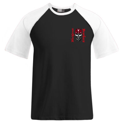  Shirt Baseballstyle - Old Brother - mit Rückendruck -Bitte eine Nummer größer bestellen.  Thumbnail