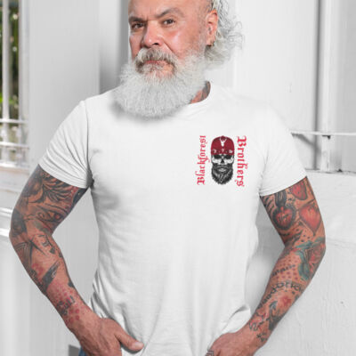 Rundhals Shirt - mit Rückendruck - Old Brother -  Thumbnail