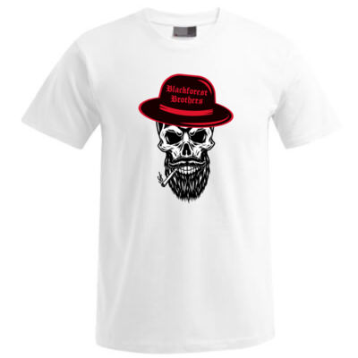 Rundhals Shirt - Old Brother with Cigarette Thumbnail