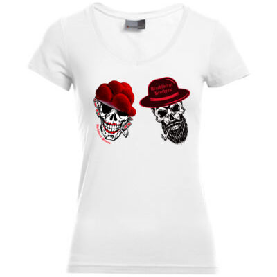 V - Neck Shirt - Slim Fit - bis 3XL - Blackforest Siblings Thumbnail