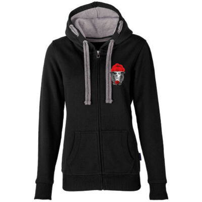   Luxury - Slim Fit - Zipper mit Rückendruck - Schwarzwaldmädel Skull Thumbnail