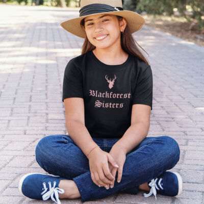 	Kids up to date - GIRLS - T-Shirt - BfS - Hirsch Schriftzug Thumbnail