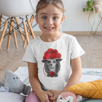 Kids up to date - GIRLS - T-Shirt - Schwarzwaldmädel Skull Thumbnail