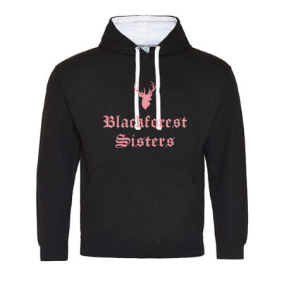  Hoodie - Kapuzenpullover - BfS - Hirsch Schriftzug Thumbnail