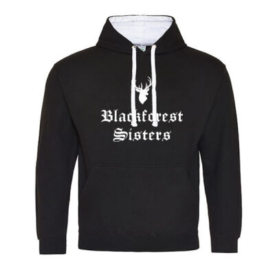  Hoodie - Kapuzenpullover - BfS - Hirsch Schriftzug Thumbnail