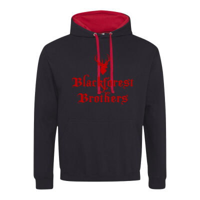  Hoodie - Kapuzenpullover - Hirsch - Schriftzug Thumbnail