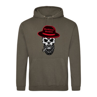 College Hoodie - Old Brother with Cigarette Thumbnail