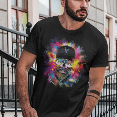 Rundhals Shirt - color splash - Old Brother Thumbnail