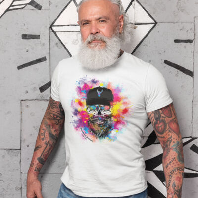 Rundhals Shirt - color splash - Old Brother Thumbnail