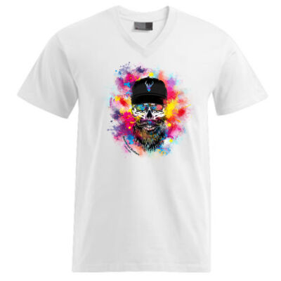 V - Neck  Shirt - color splash - Old Brother Thumbnail