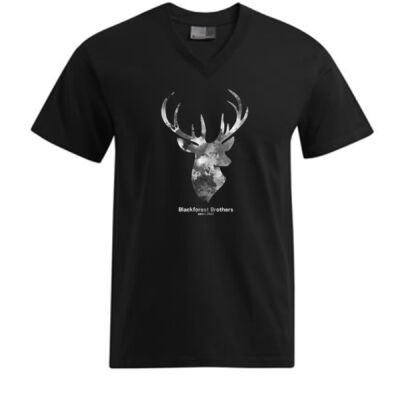 V - Neck Shirt - Dark Deer Thumbnail
