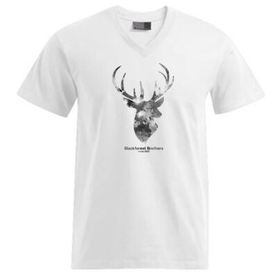 V - Neck Shirt - Dark Deer Thumbnail