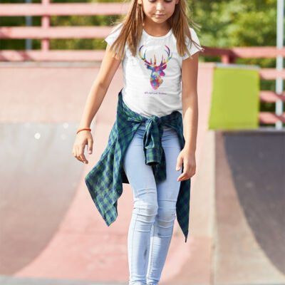 	Kids up to date - GIRLS - T-Shirt - BfS - colored Deer Thumbnail