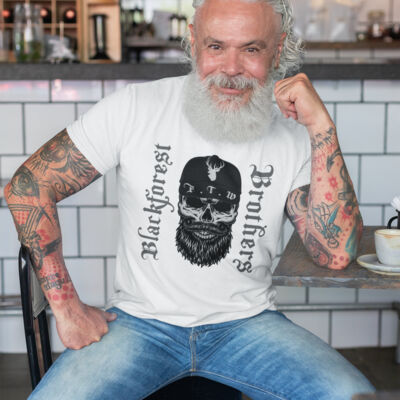 Rundhals - Shirt - Old Brother - dark Thumbnail