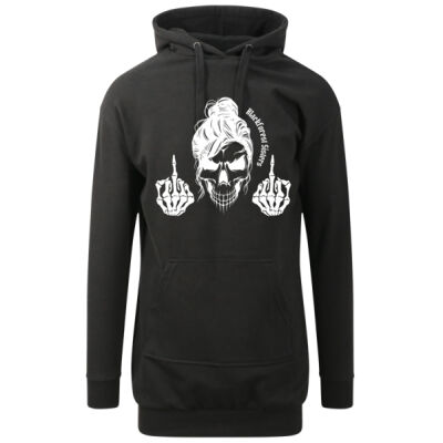 Hoodie Dress - long -   Fuck you Thumbnail