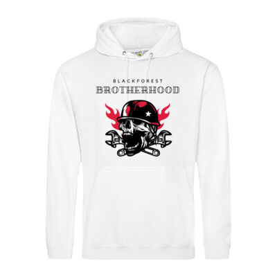 College Hoodie - Brotherhood Skull mit Helm Miniaturansicht