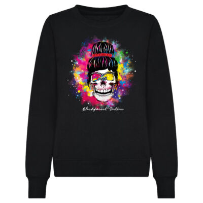 Ladys Sweatshirt - Color Splash Old Sister Thumbnail