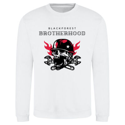 Männer Sweatshirt - Skull mit Helm Thumbnail