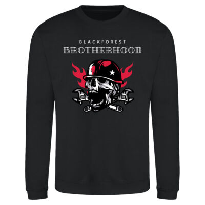 Männer Sweatshirt - Skull mit Helm Thumbnail