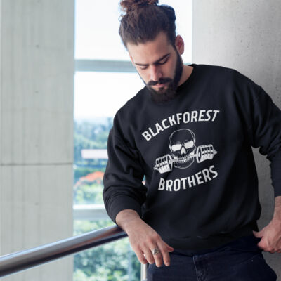 Männer Sweatshirt - Skull mit Hantel  Thumbnail