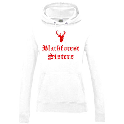 Women´s College Hoodie - BfS - Hirsch Schriftzug Miniaturansicht