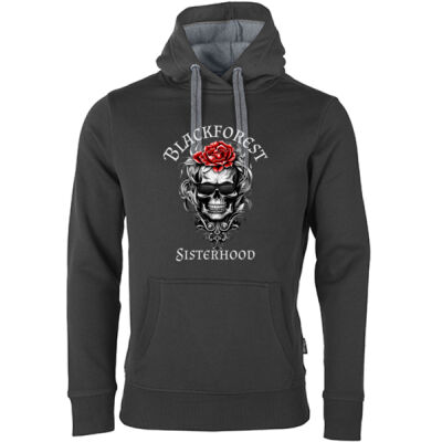 Luxury Sweat  Hoodie   Sisterhood - Red Rose -  Thumbnail