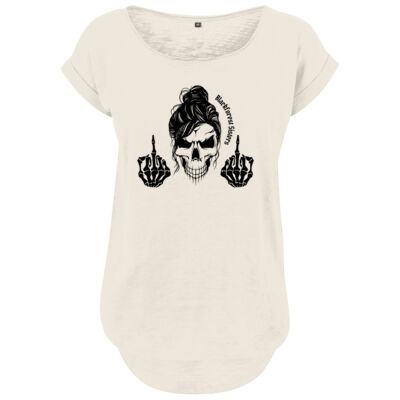 Ladies´ Long Slub Tee - bis 5XL - Fuck You Thumbnail