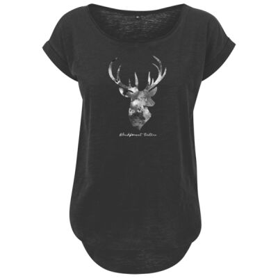 Ladies´ Long Slub Tee - bis 5XL - dark deer Thumbnail