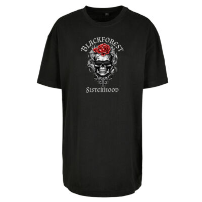 Ladies´ Oversized Boyfriend Tee - bis 5XL - Sisterhood Red Rose Thumbnail