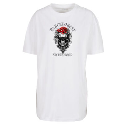 Ladies´ Oversized Boyfriend Tee - bis 5XL - Sisterhood Red Rose Thumbnail