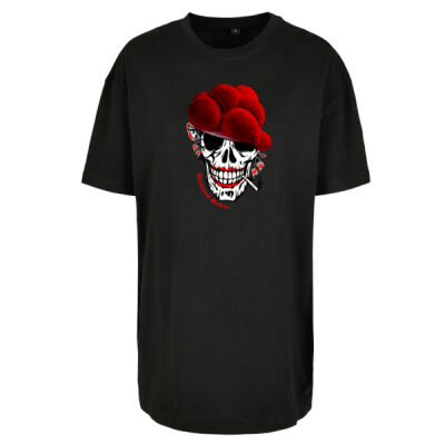 Ladies´ Oversized Boyfriend Tee - bis 5XL - Old Sister with Cigarette Thumbnail