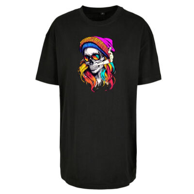 Ladies´ Oversized Boyfriend Tee - bis 5XL - High Skull  - 11 - Thumbnail