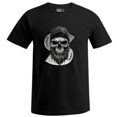 Rundhals Shirt - Nightshade Skull - Thumbnail