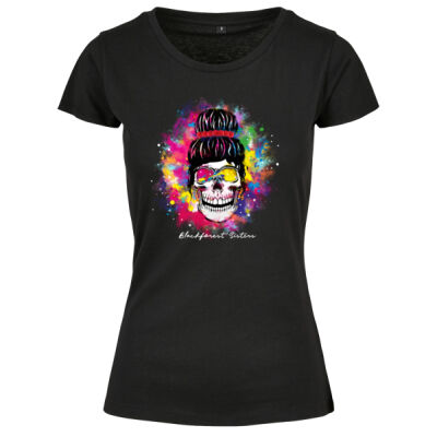 Rundhals Shirt - bis 5XL -  Color Splash Old Sister - Thumbnail