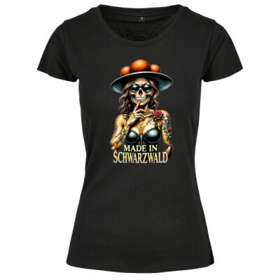 Rundhals - Shirt bis 5XL - Miss Skullforest 🌲 Thumbnail