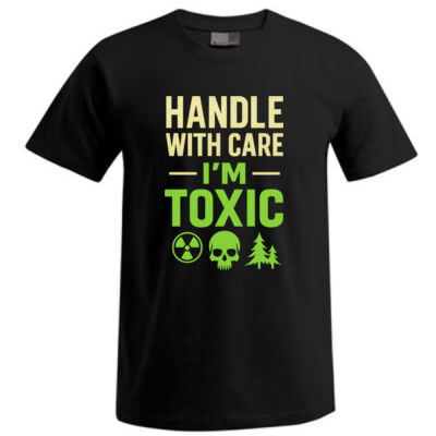 Rundhals Shirt - Toxic Man -  Thumbnail