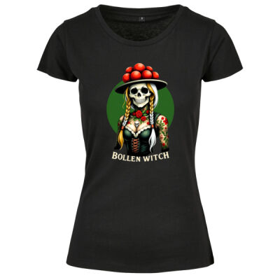 Rundhals Shirt - bis 5XL - Bollen Witch 💀❤️ Thumbnail