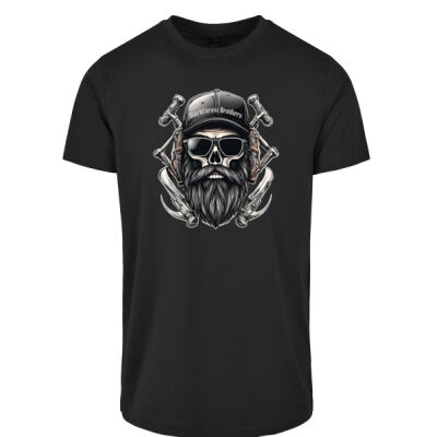   Rundhals Shirt - bis 5XL - Skull Head - 5 - - Thumbnail