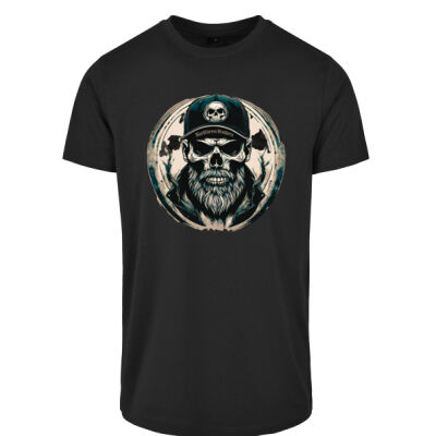   Rundhals Shirt - bis 5XL -Skull Head - 4  - Thumbnail