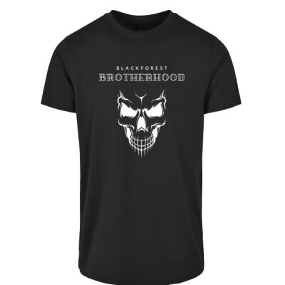 Rundhals Shirt -  bis 5XL - Brotherhood Skull - Thumbnail