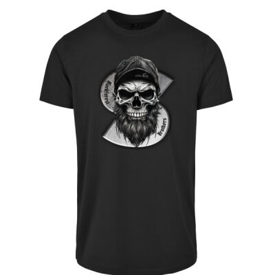   Rundhals Shirt - bis 5XL - Nightshade Skull - Miniaturansicht