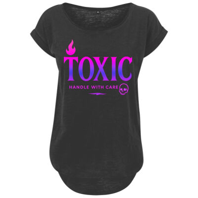 Ladies´ Long Slub Tee - bis 5XL - Toxic Babe - Thumbnail
