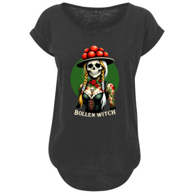 Ladies´ Long Slub Tee - bis 5XL - Bollen Witch - Thumbnail