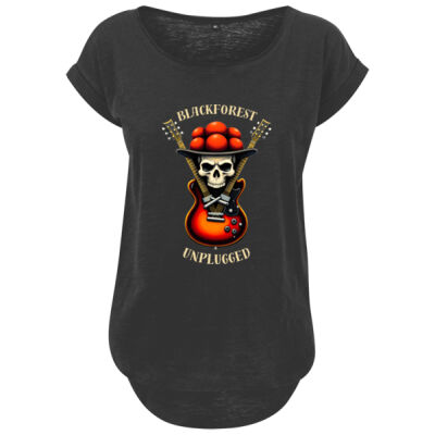 Ladies´ Long Slub Tee - bis 5XL - Blackforest Unplugged - Thumbnail