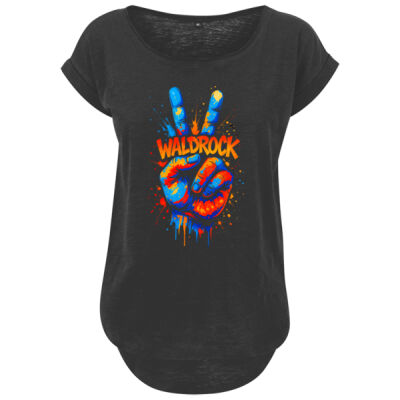 Ladies´ Long Slub Tee - bis 5XL - Waldrock - Thumbnail
