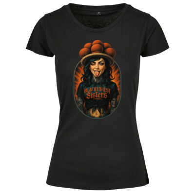 Rundhals Shirt - bis 5XL        - s´Frechle vom Wald 😈🎀💀 Miniaturansicht