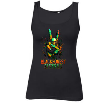 Tank Top - Shirt - SLIM  -  Blackforest Sister Peace Hand - Miniaturansicht