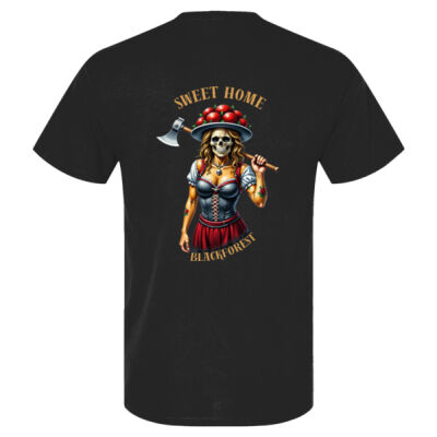   Rundhals Shirt - bis 5XL - nur Rückendruck -  Sweet but Psycho – Schwarzwald Edition 💀🪓 Miniaturansicht